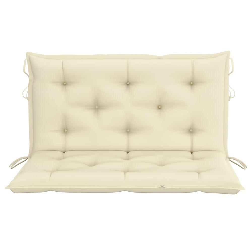 vidaXL Cushion for Swing Chair Cream White 39.4" Fabric. Picture 3