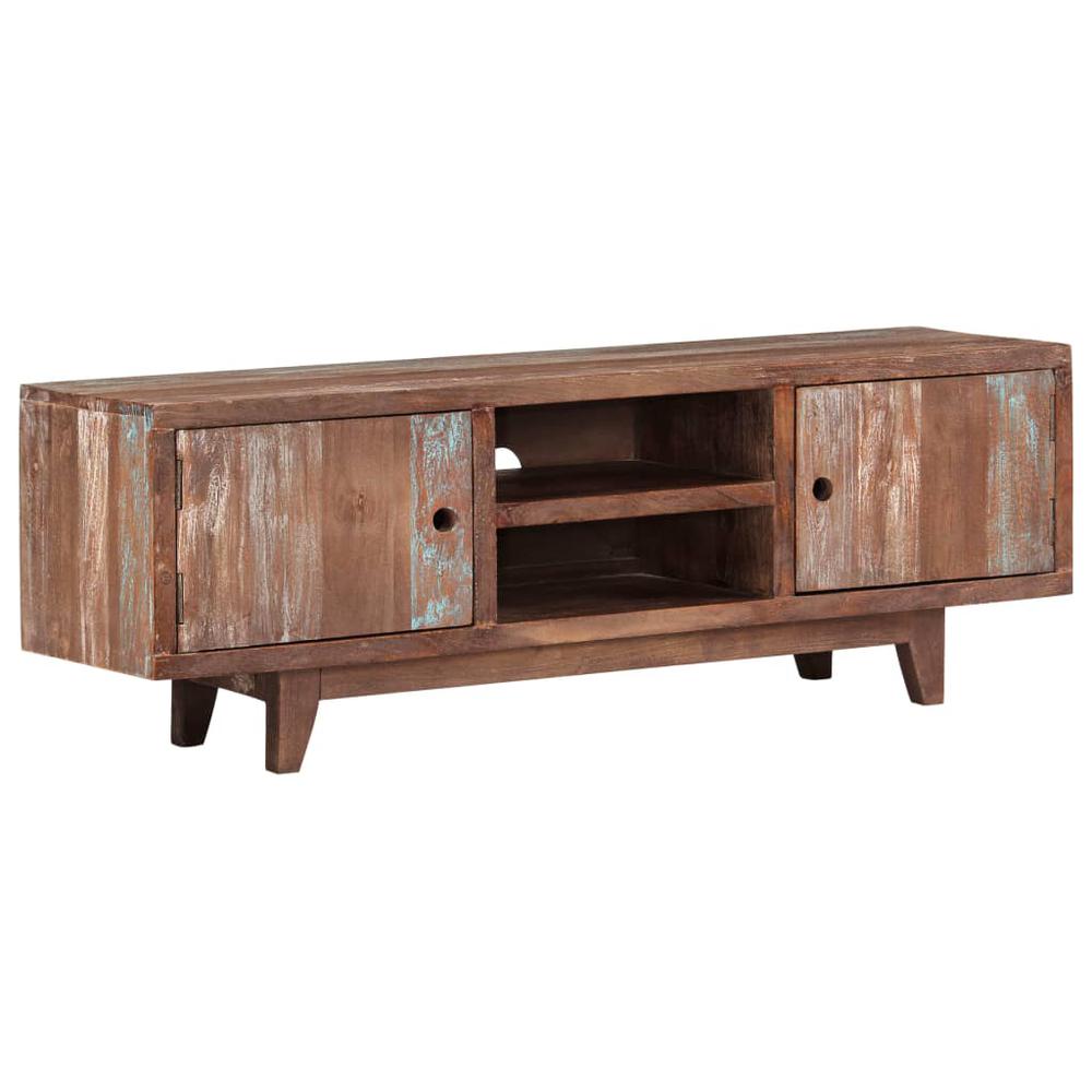 vidaXL TV Cabinet Solid Acacia Wood Vintage 46.5"x11.8"x15.7". Picture 11