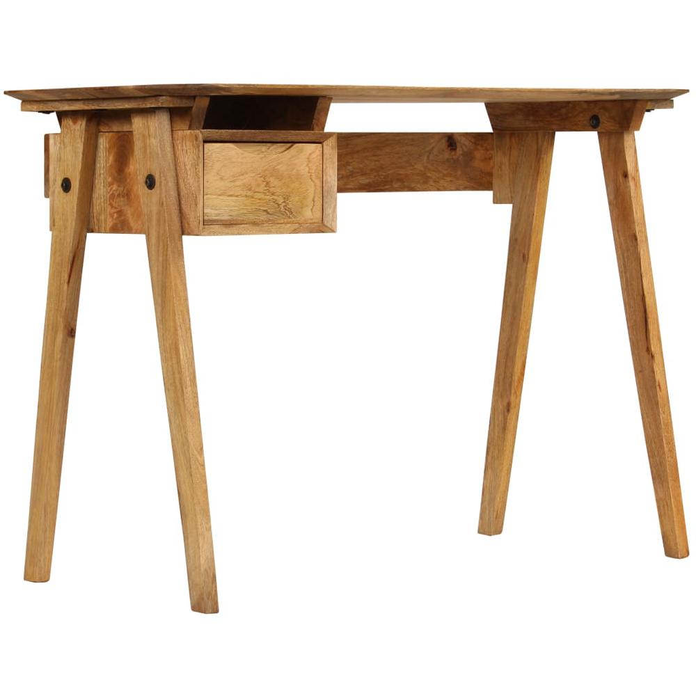 vidaXL Writing Desk 43.3"x19.7"x29.9" Solid Mango Wood. Picture 4