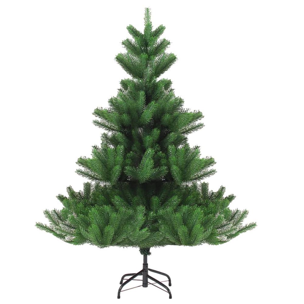 vidaXL Nordmann Fir Artificial Christmas Tree with LEDs Green 82.7". Picture 3