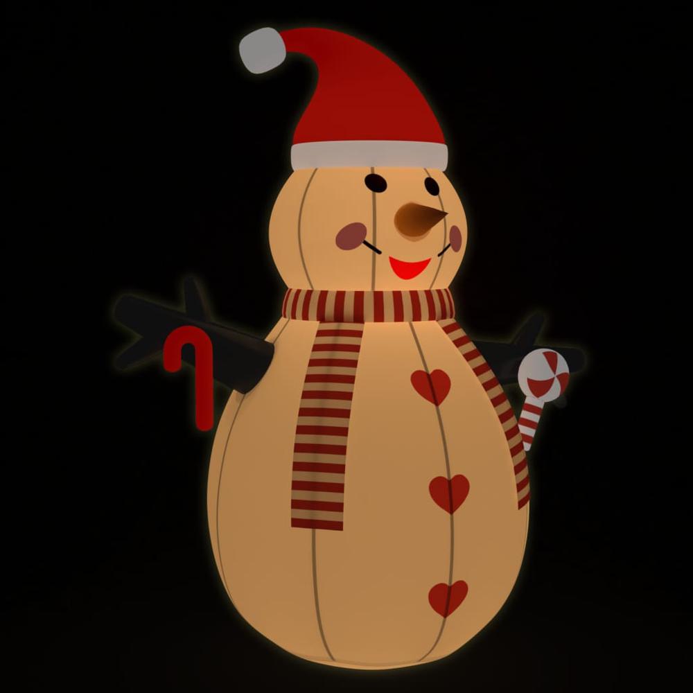 vidaXL Inflatable Snowman with LEDs 141.7". Picture 2