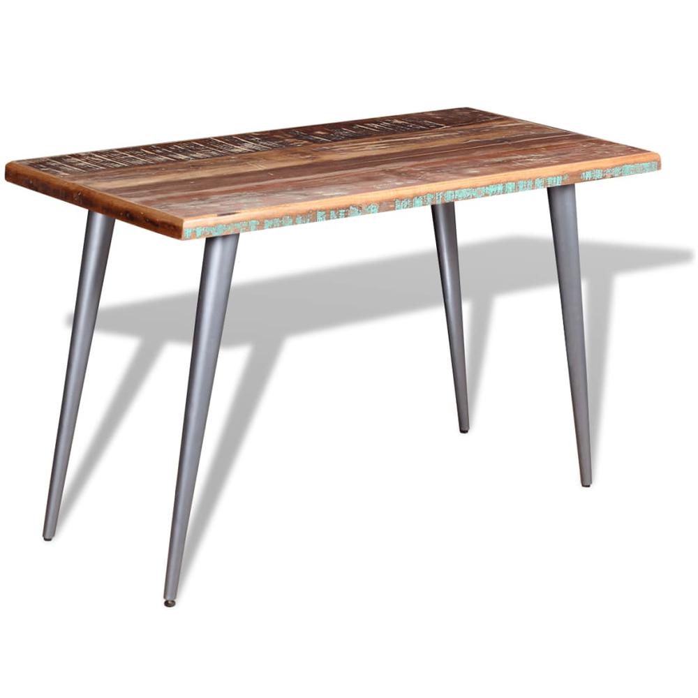 vidaXL Dining Table Solid Reclaimed Wood 47.2"x23.6"x30", 244242. Picture 4