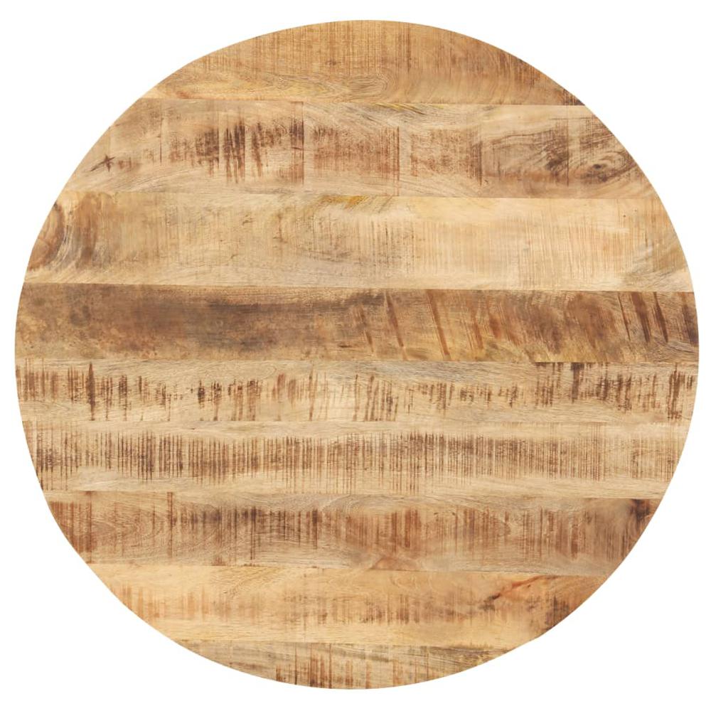 vidaXL Table Top Ã˜19.7"x(0.98"-1.06") Solid Mango Wood. Picture 1