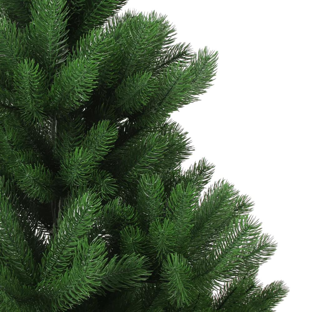 vidaXL Nordmann Fir Artificial Christmas Tree with LEDs Green 82.7". Picture 4