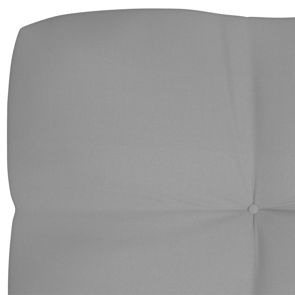 vidaXL Pallet Sofa Cushion Gray 47.2"x15.7"x3.9". Picture 3