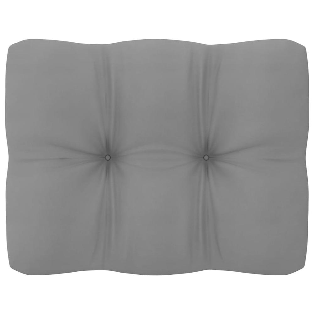 vidaXL Pallet Sofa Cushion Gray 19.7"x15.7"x3.9". The main picture.