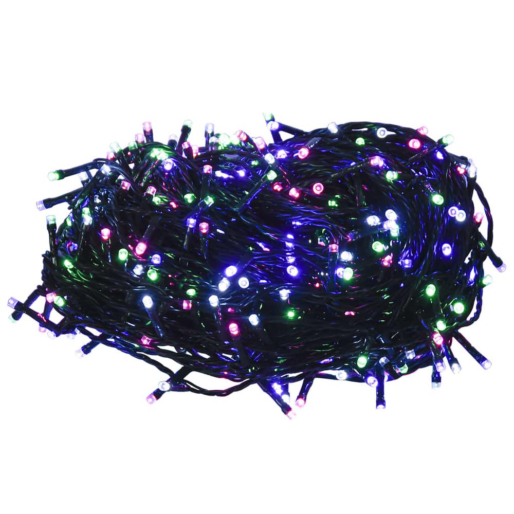 vidaXL LED String with 150 LEDs Pastel Multicolor 49.2' PVC. Picture 2
