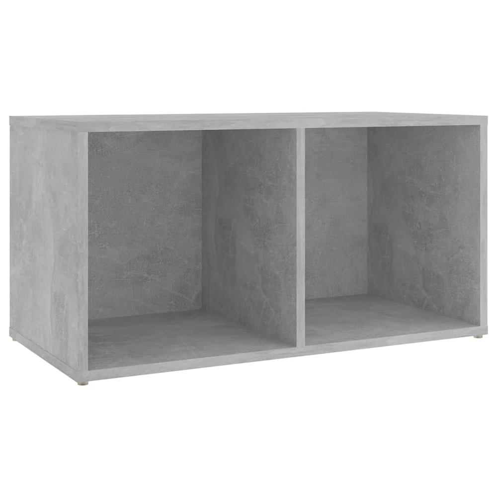 vidaXL TV Cabinets 2 pcs Concrete Gray 28.3"x13.8"x14.4" Engineered Wood, 3079902. Picture 4