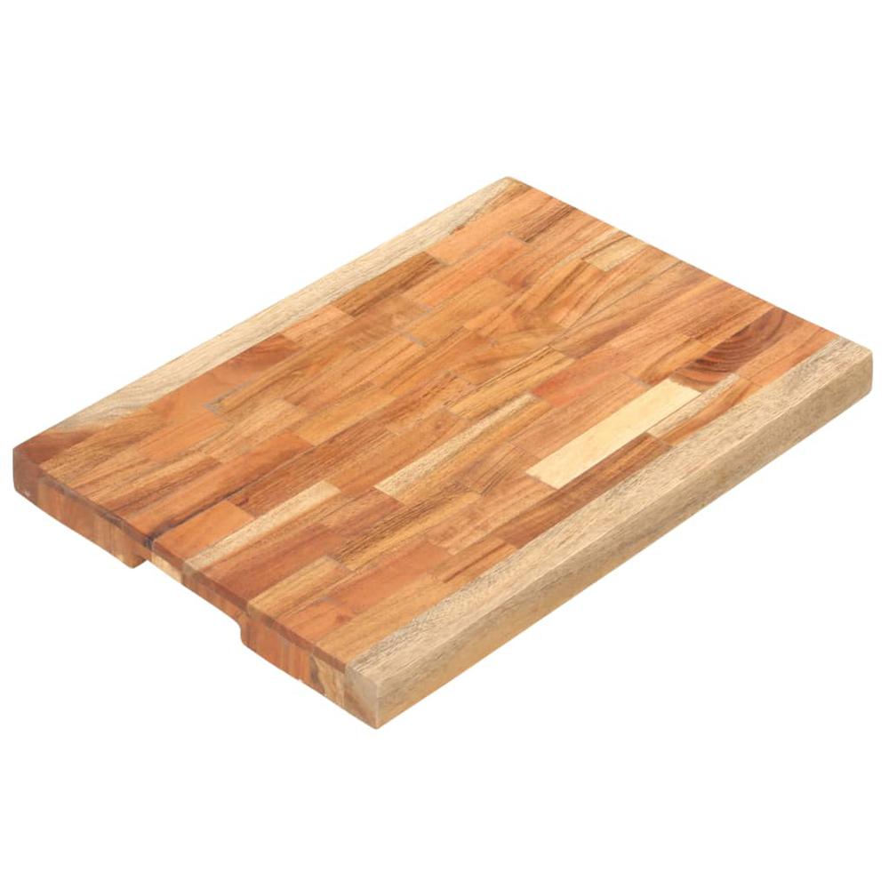 vidaXL Chopping Board 19.7"x13.8"x1.6" Solid Acacia Wood. Picture 11