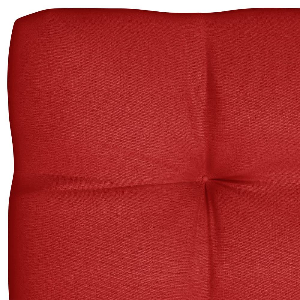 vidaXL Pallet Sofa Cushion Red 47.2"x31.5"x3.9". Picture 3