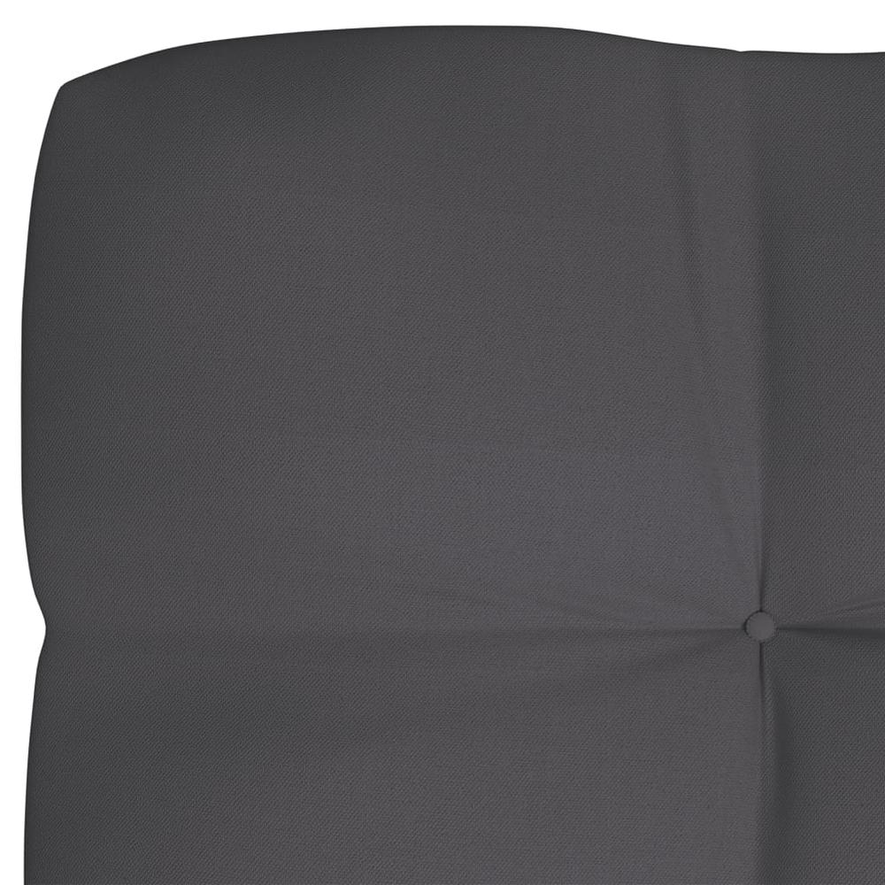 vidaXL Pallet Sofa Cushion Anthracite 47.2"x15.7"x3.9". Picture 3