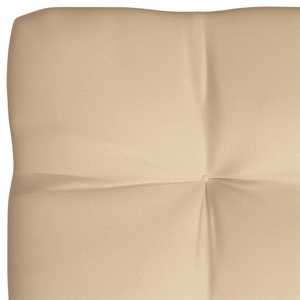 vidaXL Pallet Sofa Cushion Beige 47.2"x31.5"x3.9". Picture 3