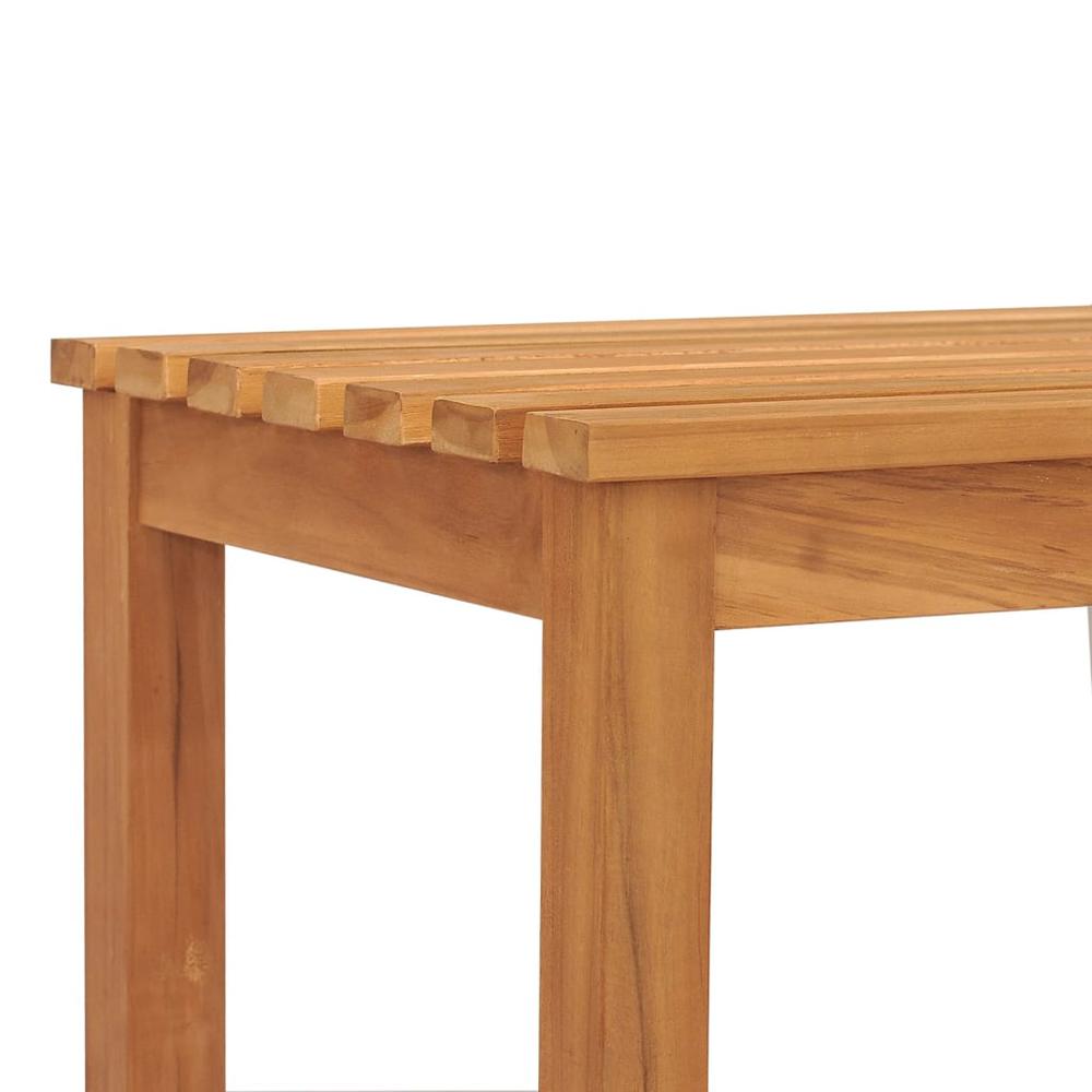 vidaXL Patio Bench 44.9" Solid Teak Wood, 316626. Picture 4