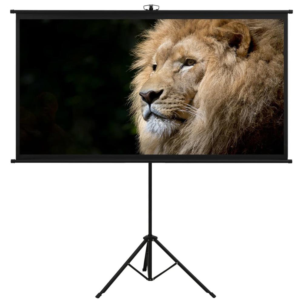 vidaXL Projection Screen with Tripod 108" 16:9 1414. Picture 1