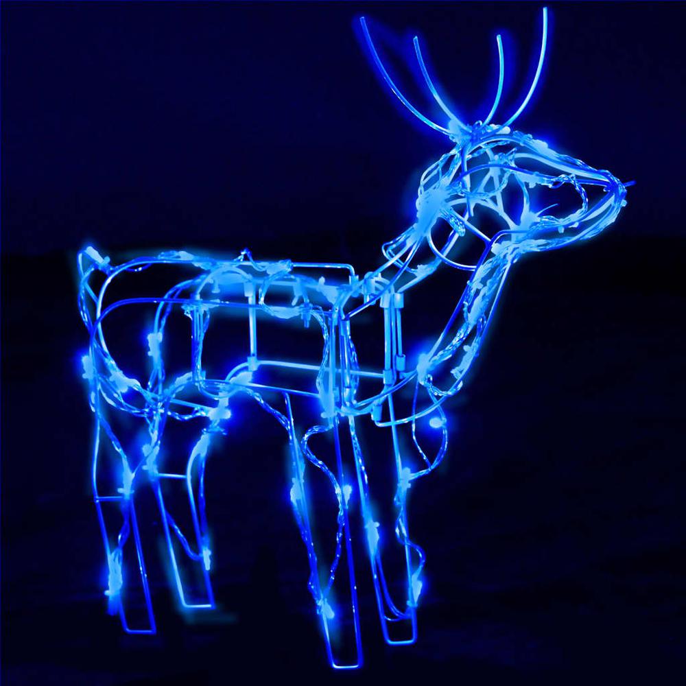 vidaXL 3 Piece Christmas Light Display Reindeers 229 LEDs, 328540. Picture 4