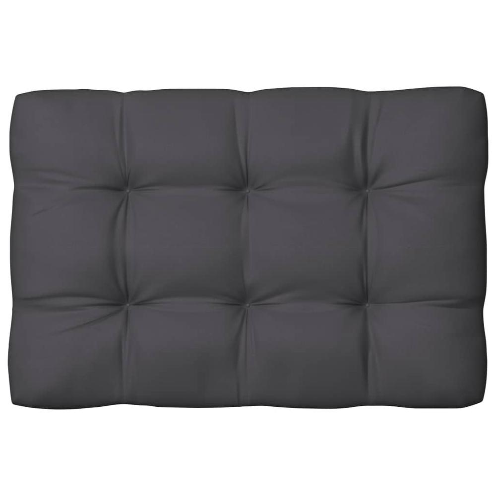 vidaXL Pallet Sofa Cushions 3 pcs Anthracite. Picture 4