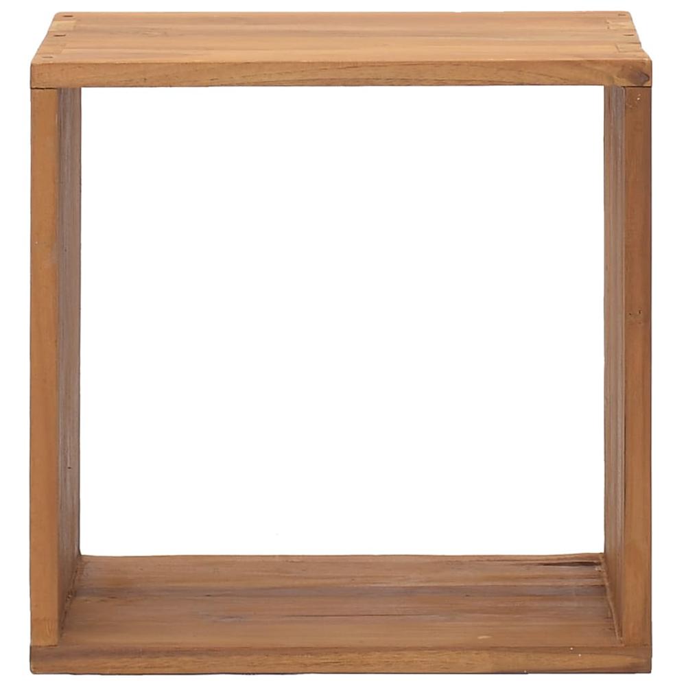 vidaXL Bedside Cabinet 15.7"x11.8"x15.7" Solid Teak Wood, 326132. Picture 2