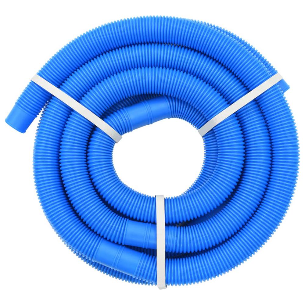 vidaXL Pool Hose with Clamps Blue 1.4" 19.6', 91749. Picture 3