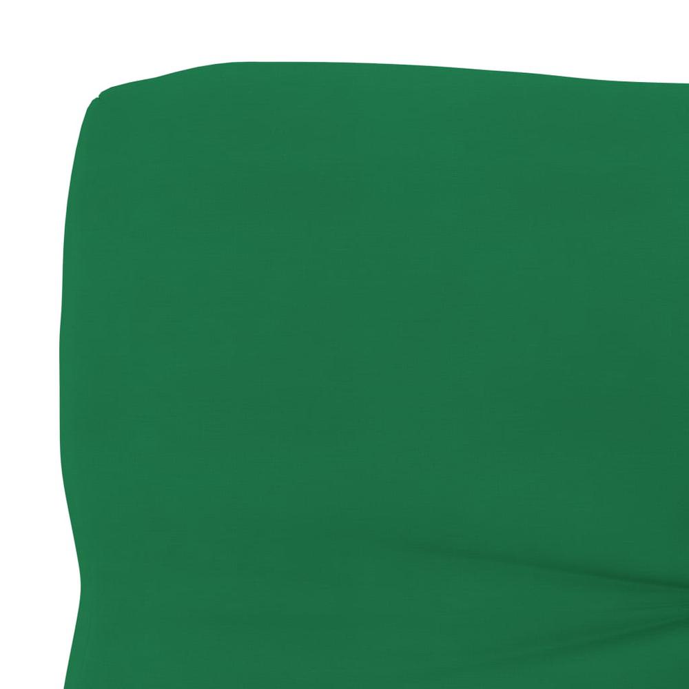 vidaXL Pallet Sofa Cushion Green 27.6"x15.7"x3.9". Picture 3
