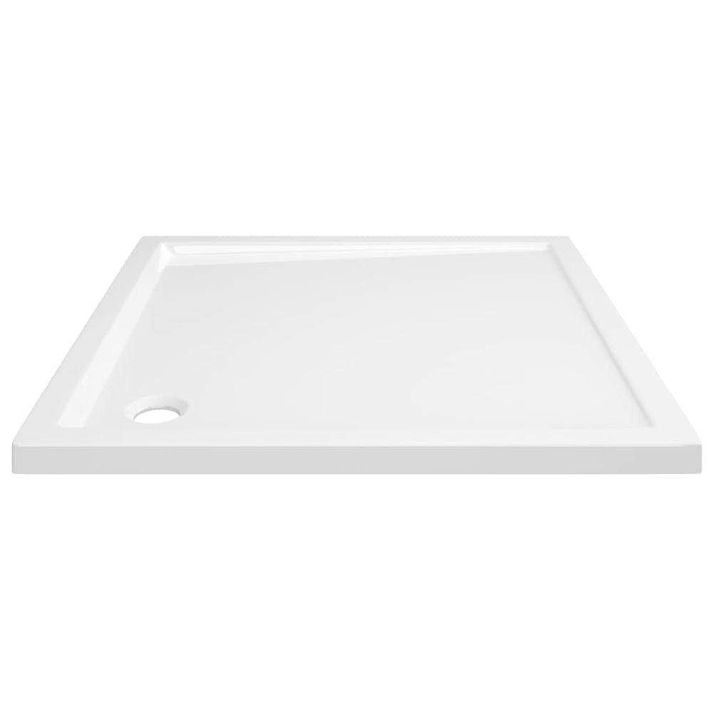 vidaXL Square ABS Shower Base Tray White 31.5"x31.5". Picture 4
