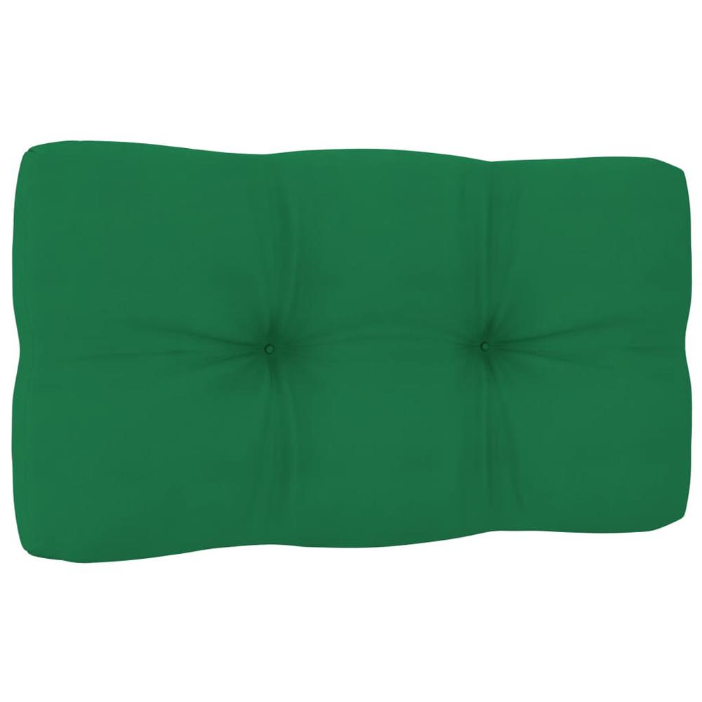 vidaXL Pallet Sofa Cushion Green 27.6"x15.7"x3.9". Picture 2