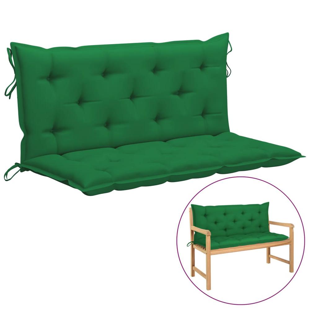 vidaXL Cushion for Swing Chair Green 47.2" Fabric. Picture 1