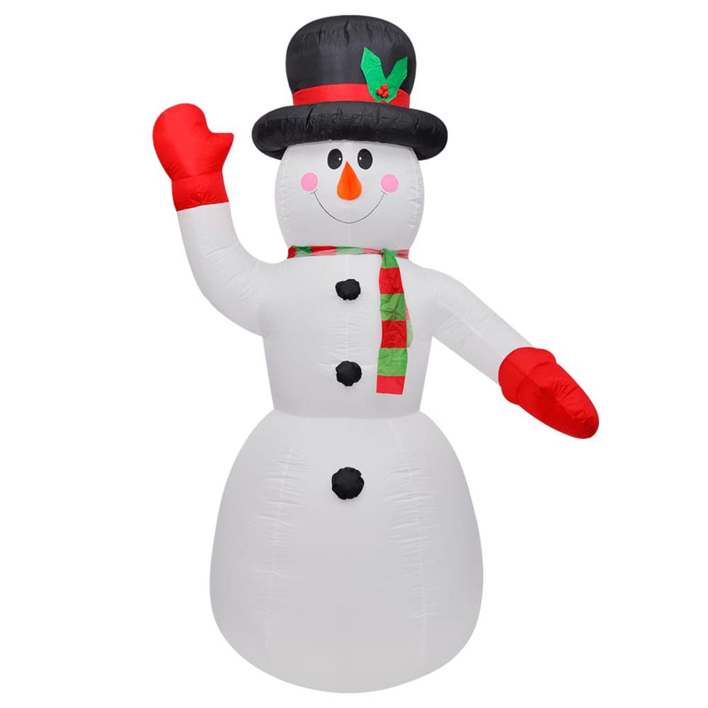 vidaXL Christmas Inflatable Snowman 94.5". Picture 2