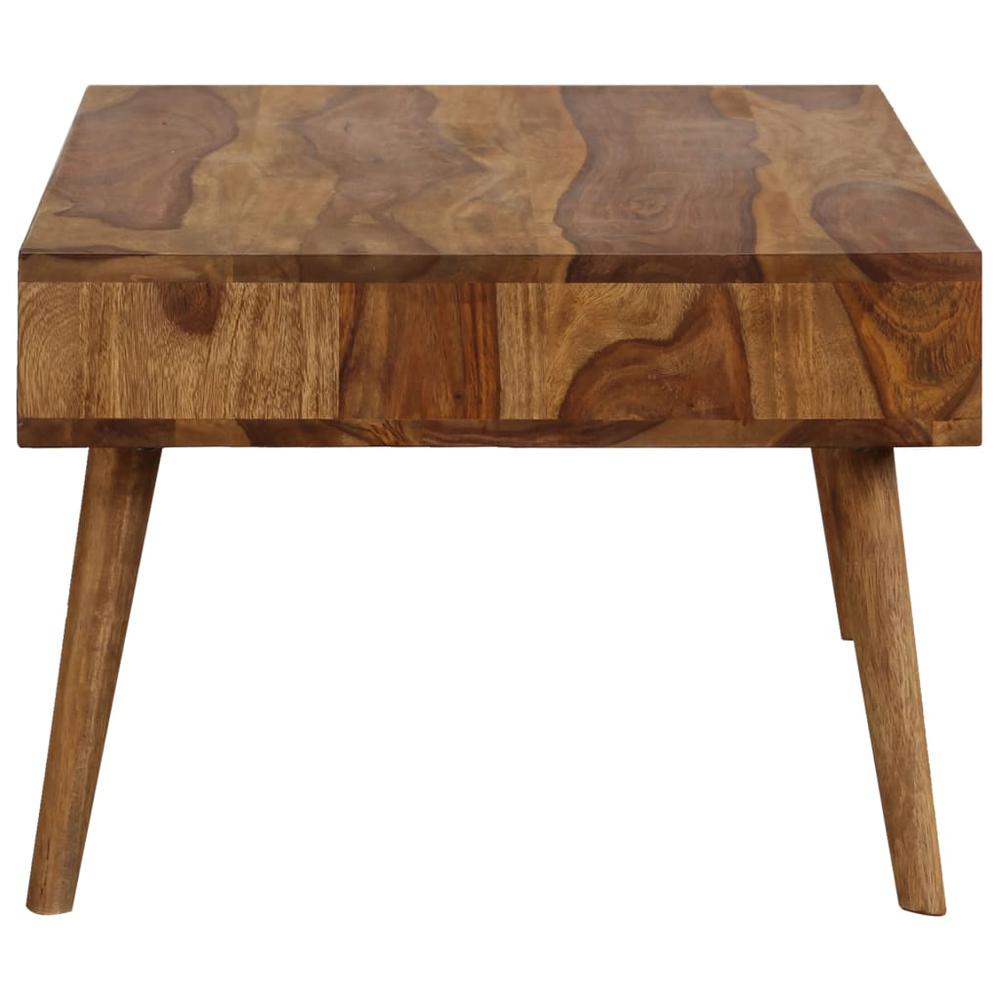 vidaXL Coffee Table 43.3"x19.7"x13.8" Solid Sheesham wood. Picture 4
