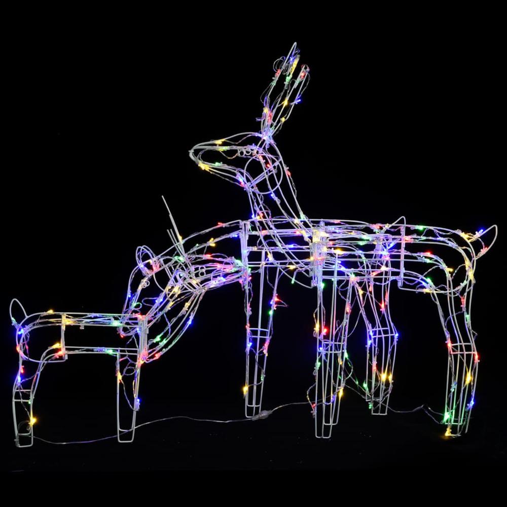 vidaXL 3 Piece Christmas Light Display Reindeers 229 LEDs, 328542. Picture 4