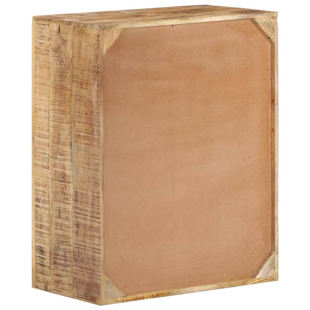 vidaXL Drawer Cabinet 23.6"x13"x29.5" Solid Wood Mango. Picture 4
