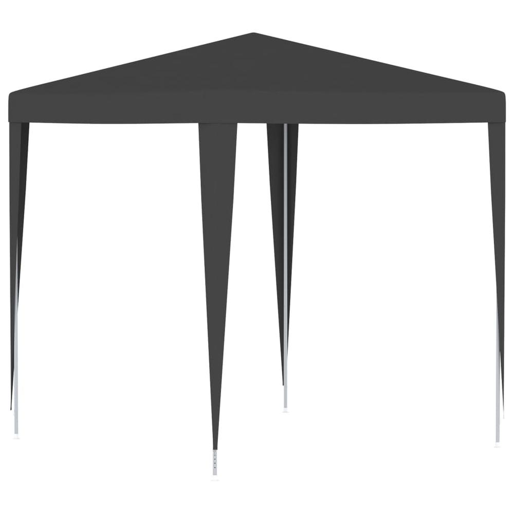 vidaXL Professional Party Tent 6.6'x6.6' Anthracite. Picture 1
