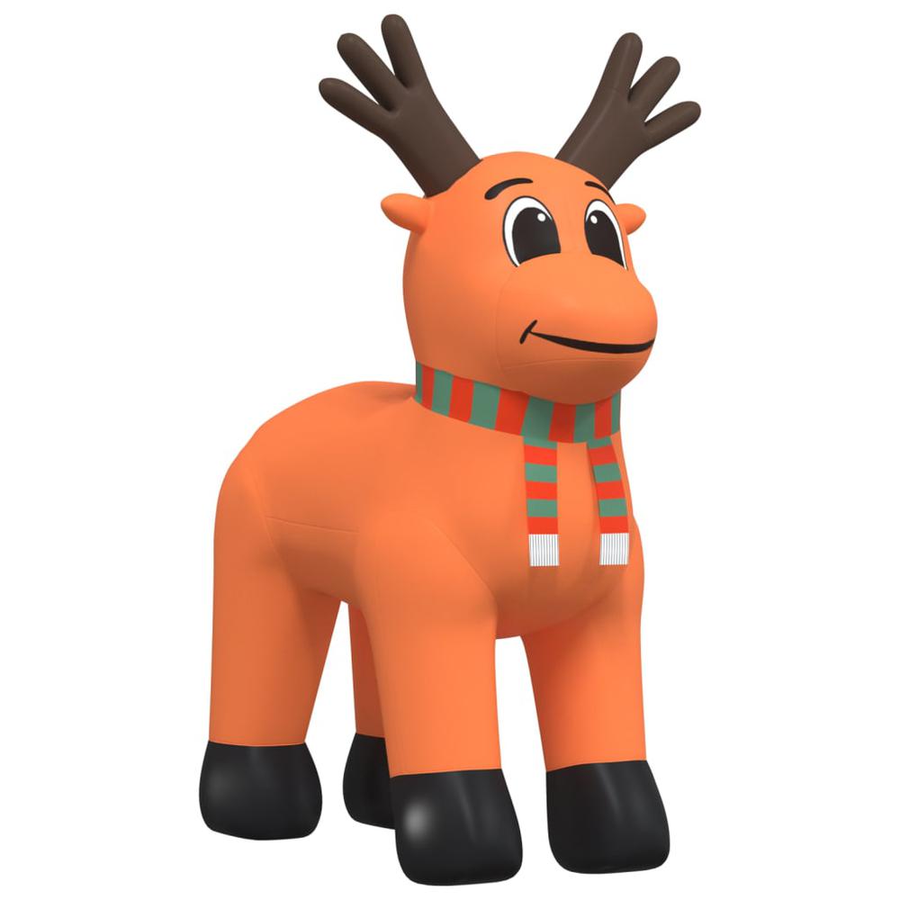 vidaXL Christmas Inflatable Reindeer with LEDs 196.9". Picture 3