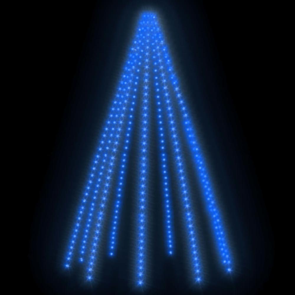 vidaXL Christmas Tree Net Lights with 400 LEDs Blue 157.5". Picture 4