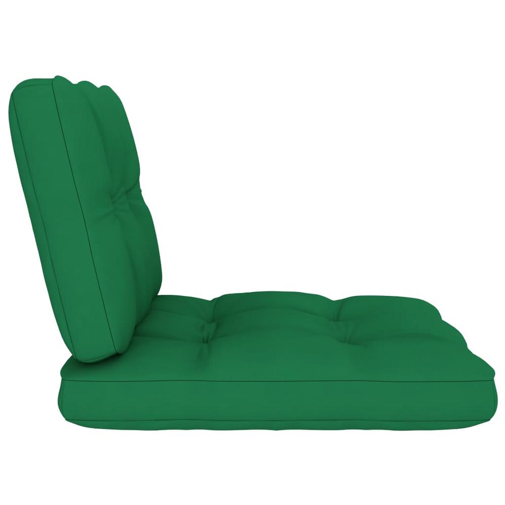 vidaXL Pallet Sofa Cushions 2 pcs Green, 314503. Picture 4