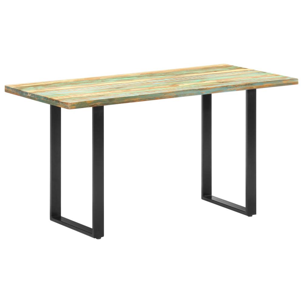 vidaXL Dining Table 55.1"x27.6"x29.9" Solid Reclaimed Wood, 285834. The main picture.