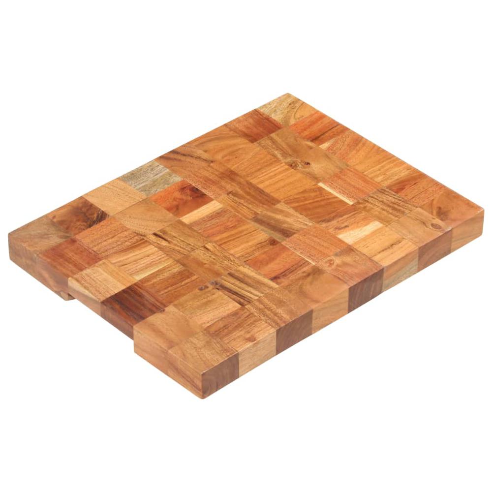 vidaXL Chopping Board 15.7"x11.8"x1.5" Solid Acacia Wood. Picture 12