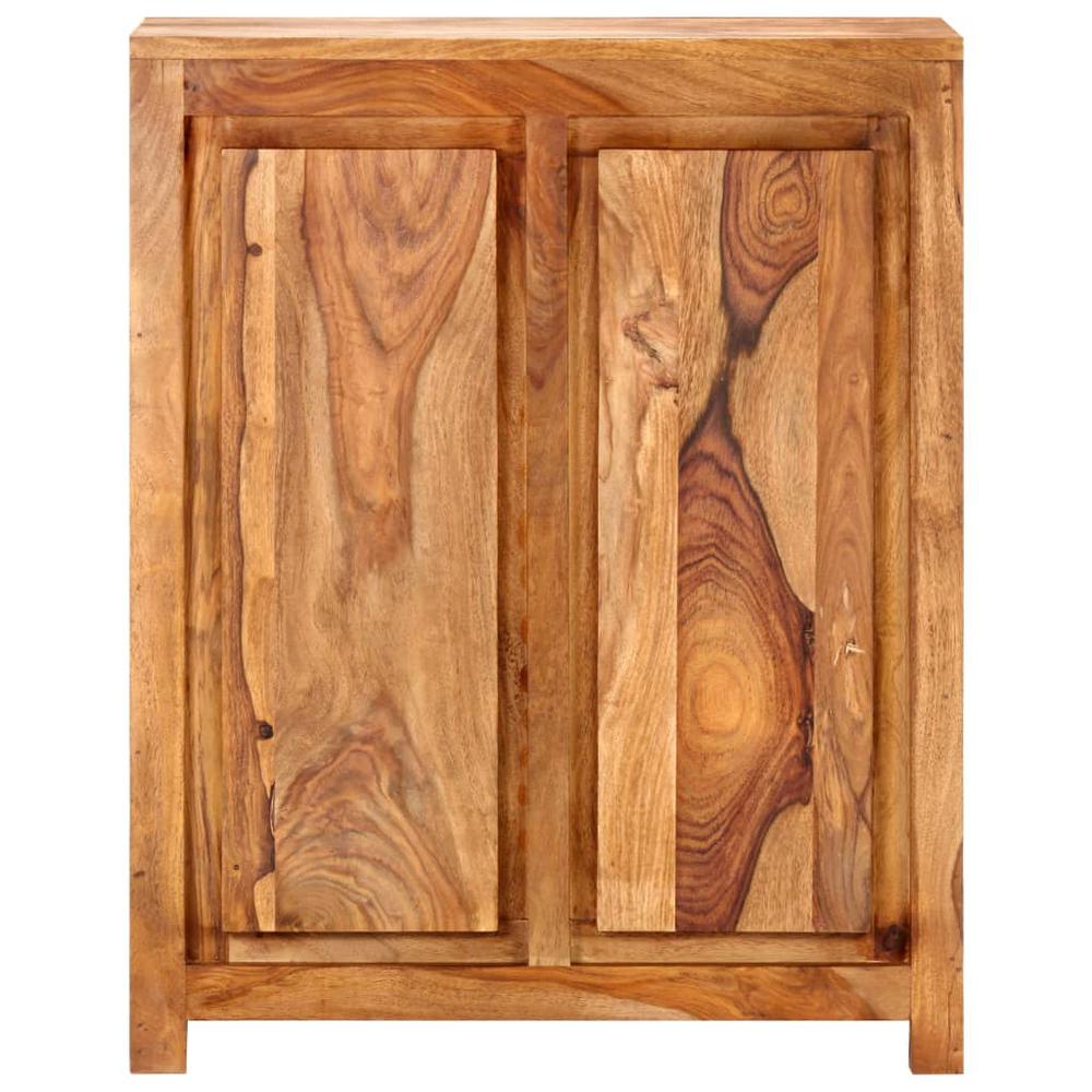 vidaXL Sideboard 23.6"x13"x29.5" Solid Wood Acacia. Picture 2