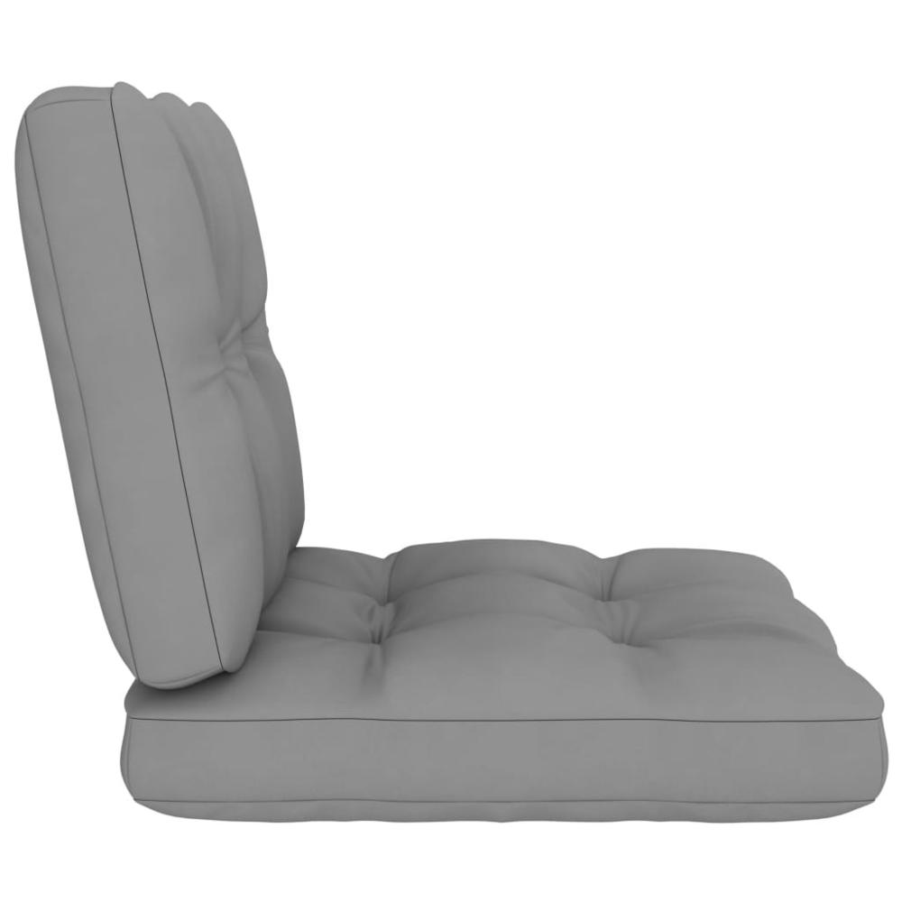 vidaXL Pallet Sofa Cushions 2 pcs Gray, 314484. Picture 4