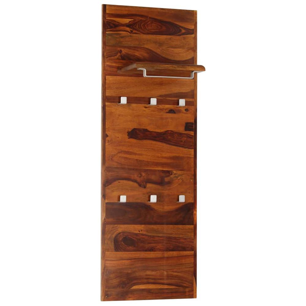 vidaXL Coat Rack Solid Sheesham Wood 46.5"x15.7". Picture 1