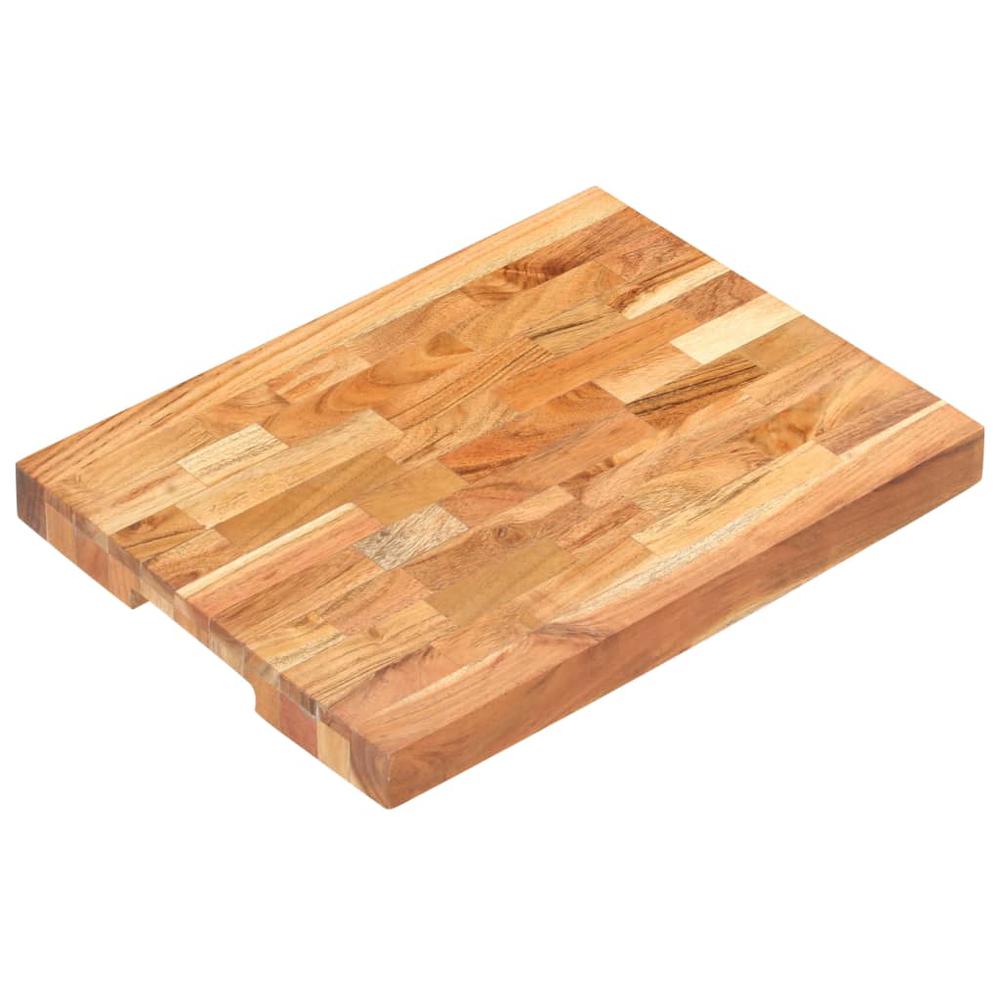 vidaXL Chopping Board 15.7"x11.8"x1.6" Solid Acacia Wood. Picture 12