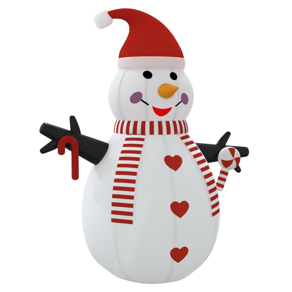 vidaXL Inflatable Snowman with LEDs 141.7". Picture 3