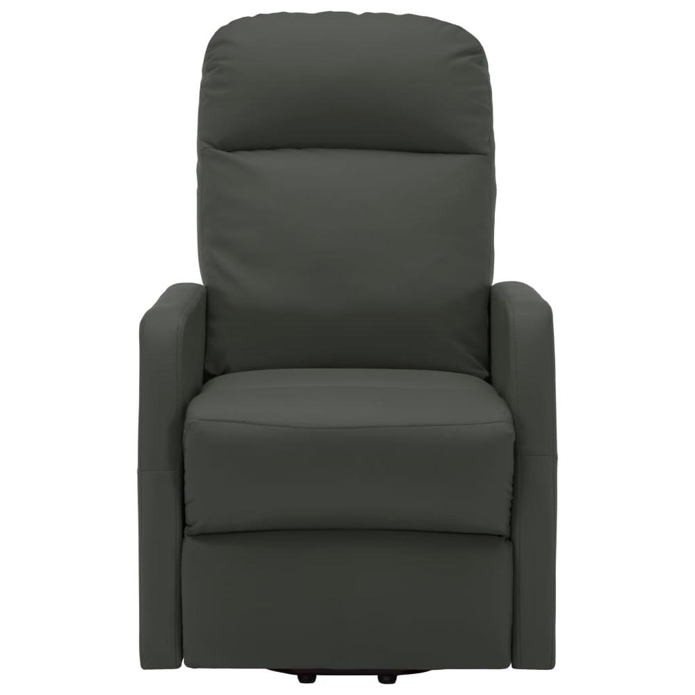 vidaXL Stand-up Recliner Anthracite Faux Leather, 321369. Picture 3