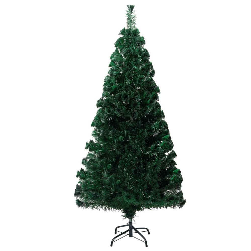 vidaXL Artificial Christmas Tree with Stand Green 59.1" Fiber Optic. Picture 2