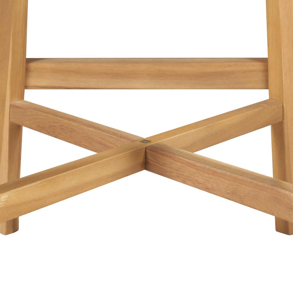 vidaXL Bar Chairs 2 pcs Solid Acacia Wood, 44229. Picture 4