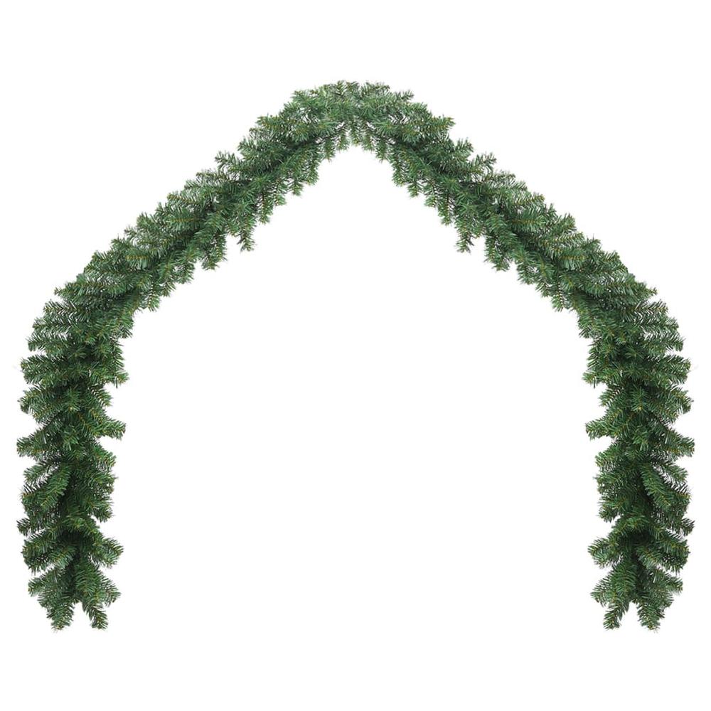 vidaXL Christmas Garland with LED Lights 65.6'. Picture 2