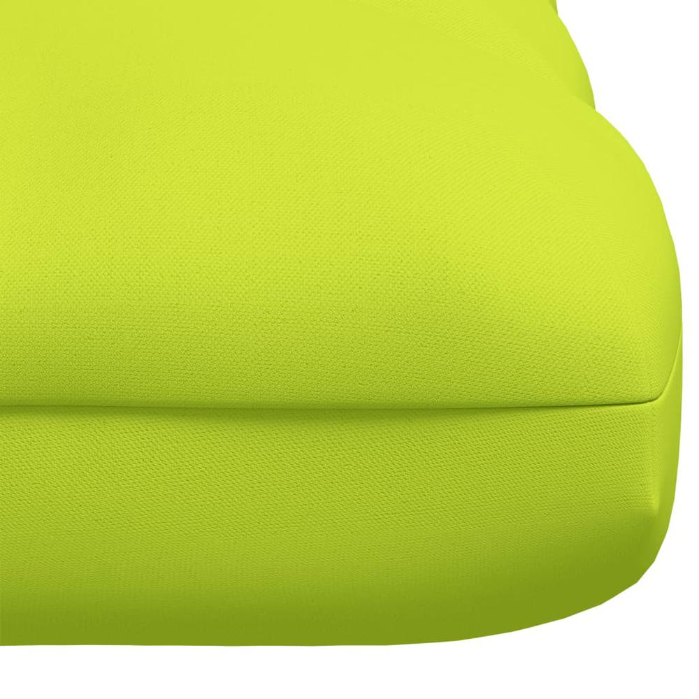 vidaXL Pallet Sofa Cushion Bright Green 47.2"x31.5"x3.9". Picture 3
