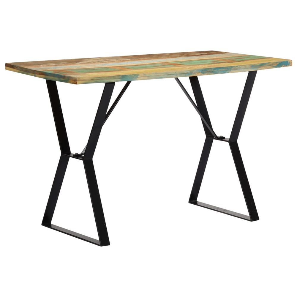 vidaXL Dining Table 47.2"x23.6"x29.9" Solid Reclaimed Wood, 247950. Picture 3