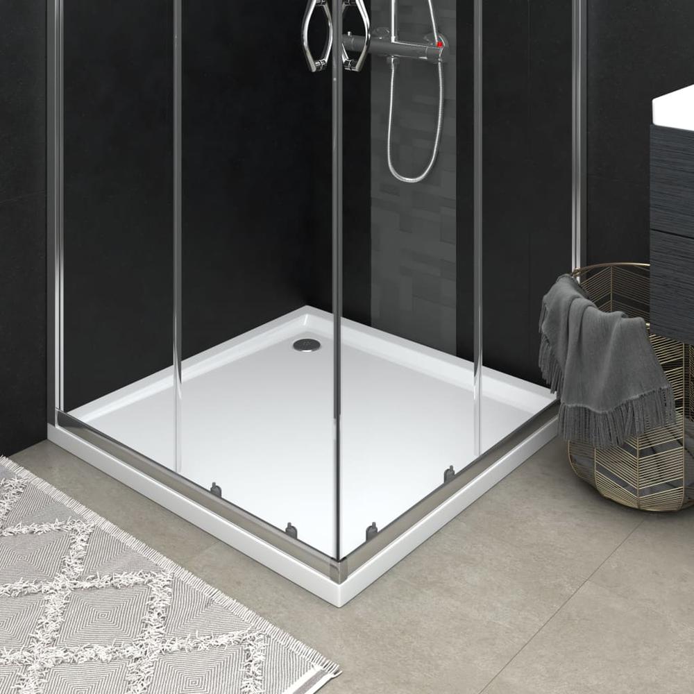 vidaXL Square ABS Shower Base Tray 35.4"x35.4". Picture 1