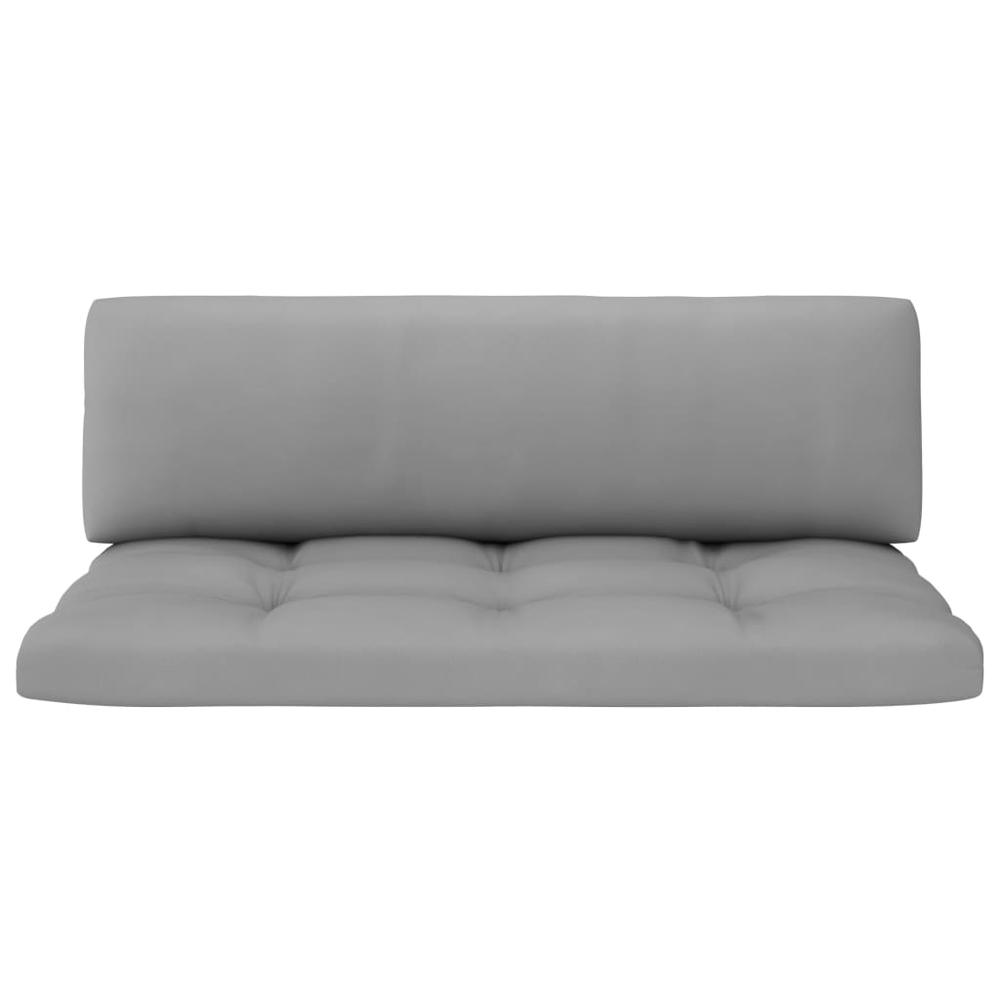 vidaXL Pallet Sofa Cushions 2 pcs Gray, 314648. Picture 3