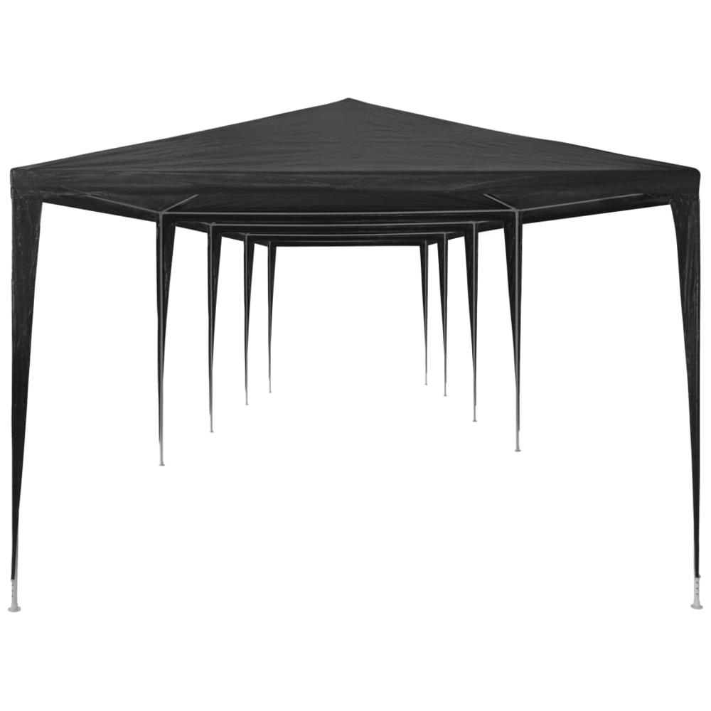 vidaXL Party Tent 9.8'x39.4' PE Anthracite. Picture 2
